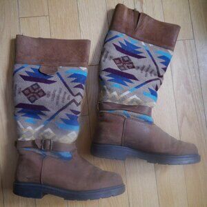 Paul Brodie Size 40 Wool/Leather Boots